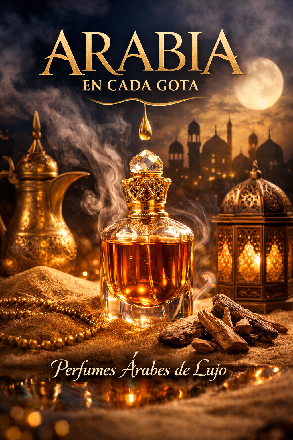 ARABIA EN CADA GOTA Perfumes Árabes de Lujo